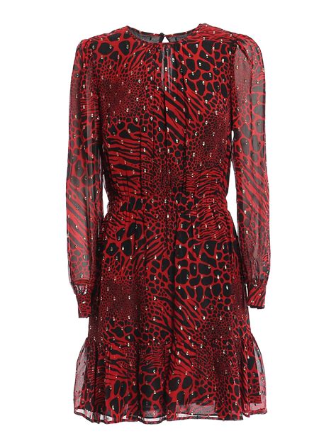 michael kors leo kleid rot|Designer.